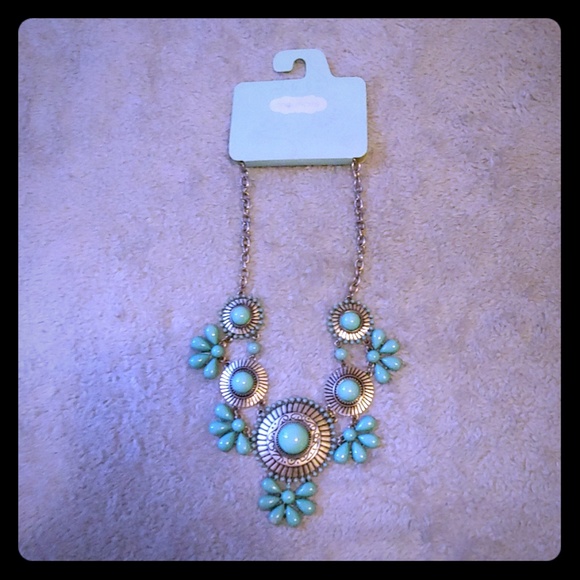 Maurices Jewelry - Maurices Turquoise & Silver Statement Necklace